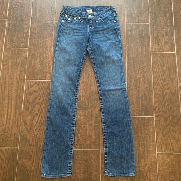 True Religion Embroidered Pockets Straight 32” - Picture 6 of 8